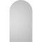 Ekena Millwork Round Top Surface Mount PVC Gable Vent w/ 2"W x 2"P Brickmould Sill Frame, 12"W x 22"H GVPRT12X2203SN - alternate 3